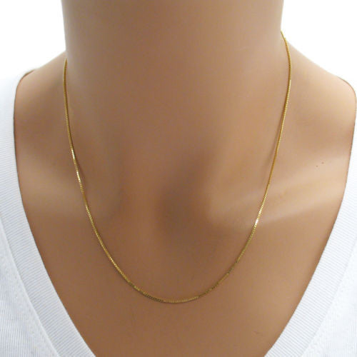 David Yurman small Box Chain Necklace in Sterling Silver and 14K Yellow  Gold | Lee Michaels Fine Jewelry stores